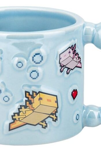 Minecraft Mug Axolotl Bubble Shaped