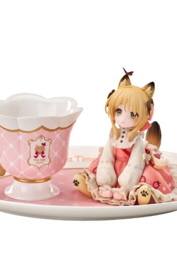 Original Character DLC Series PVC Figure Tea Time Cats Orange Cat 10 cm
