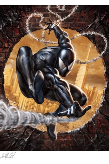 Marvel Fine Art Print The Amazing Spider-Man #300 Tribute (Black High-Gloss Variant) 41 x 61 cm - unframed